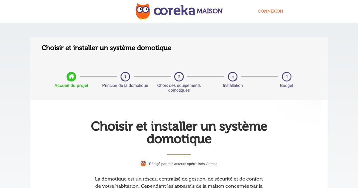 Le guide de la domotique