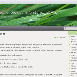 Projets domotiques dans la maison Storck