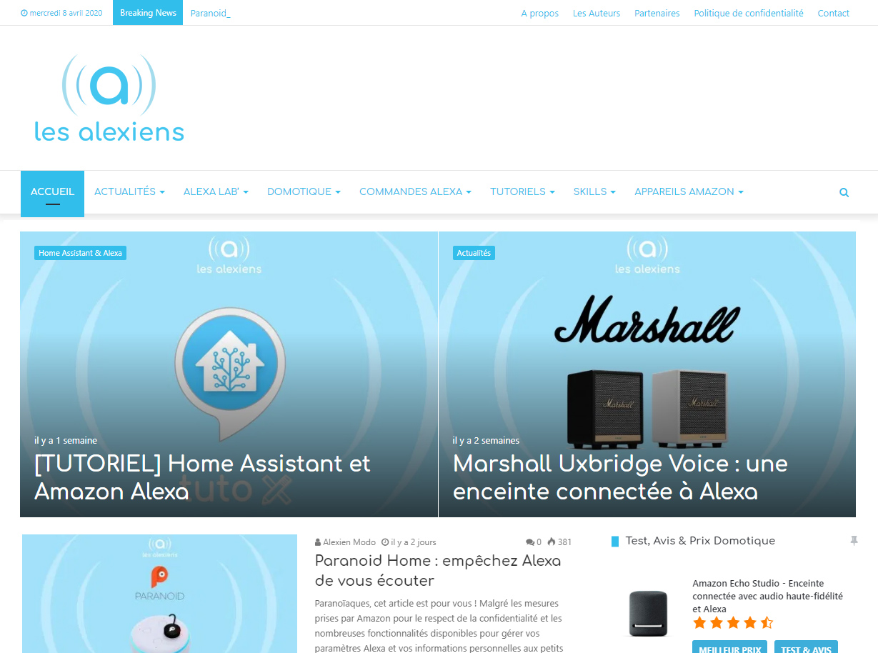 La maison connectée avec Alexa et Amazon Echo